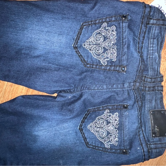 NWT jolt jeans embellished Nordstrom rack dark wash - Picture 4 of 9